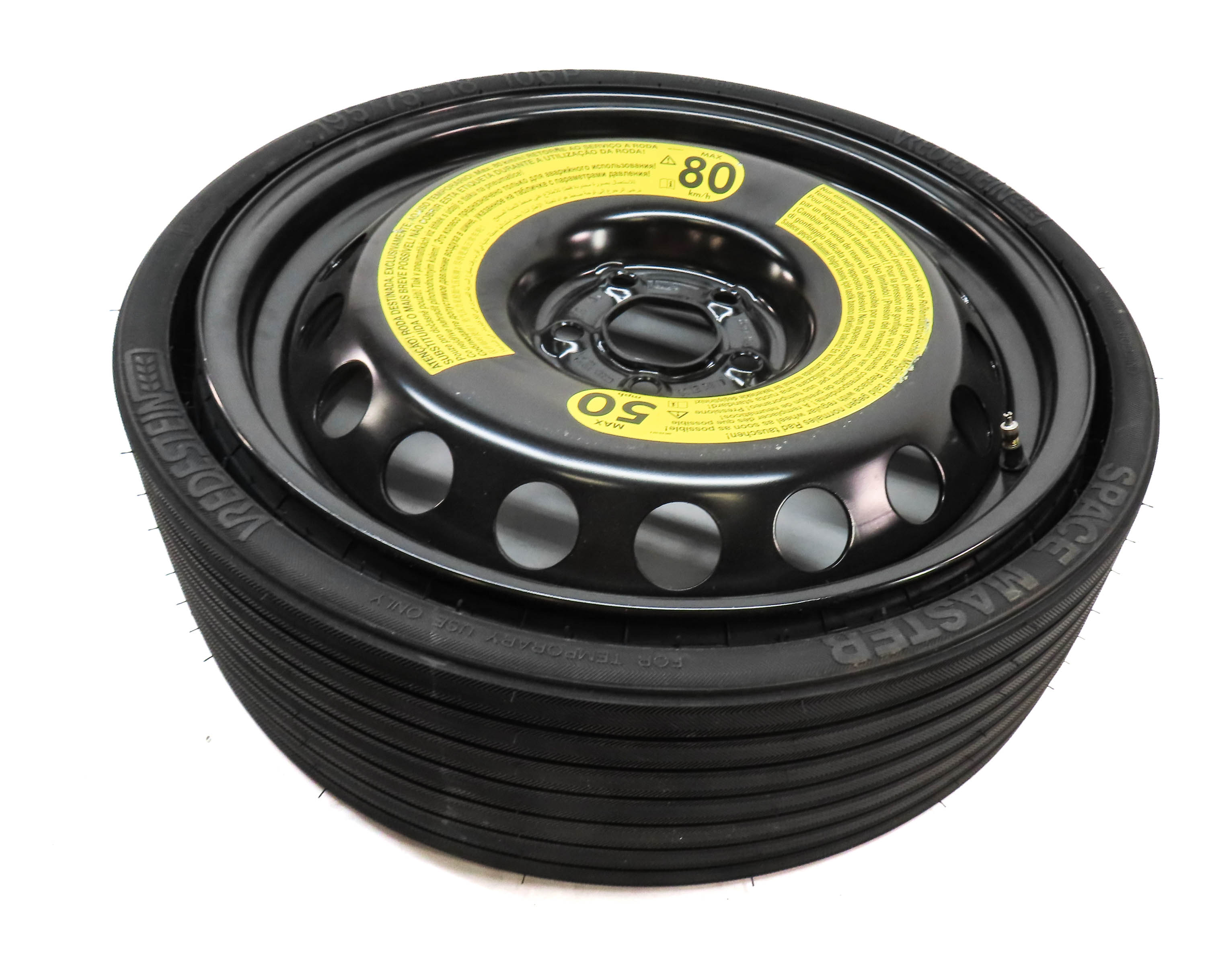 2009-2017 AUDI Q5 (B8 8R) 18x6 COLLAPSIBLE SPARE TIRE WHEEL RIM — exact item pictured